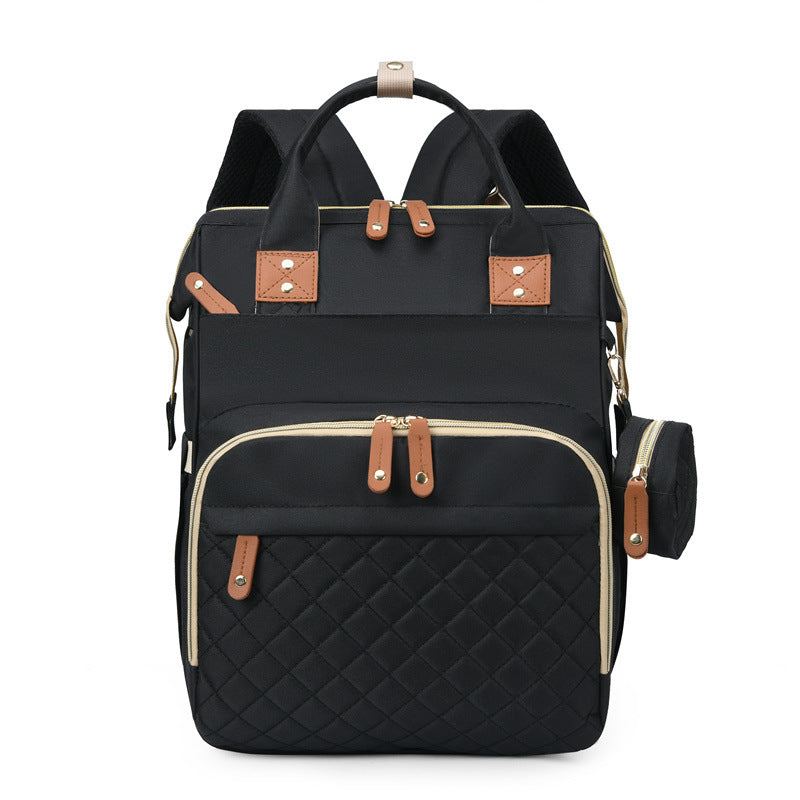 Vielseitiger Mehrfach-Taschen Stepp-Rucksack Brehn