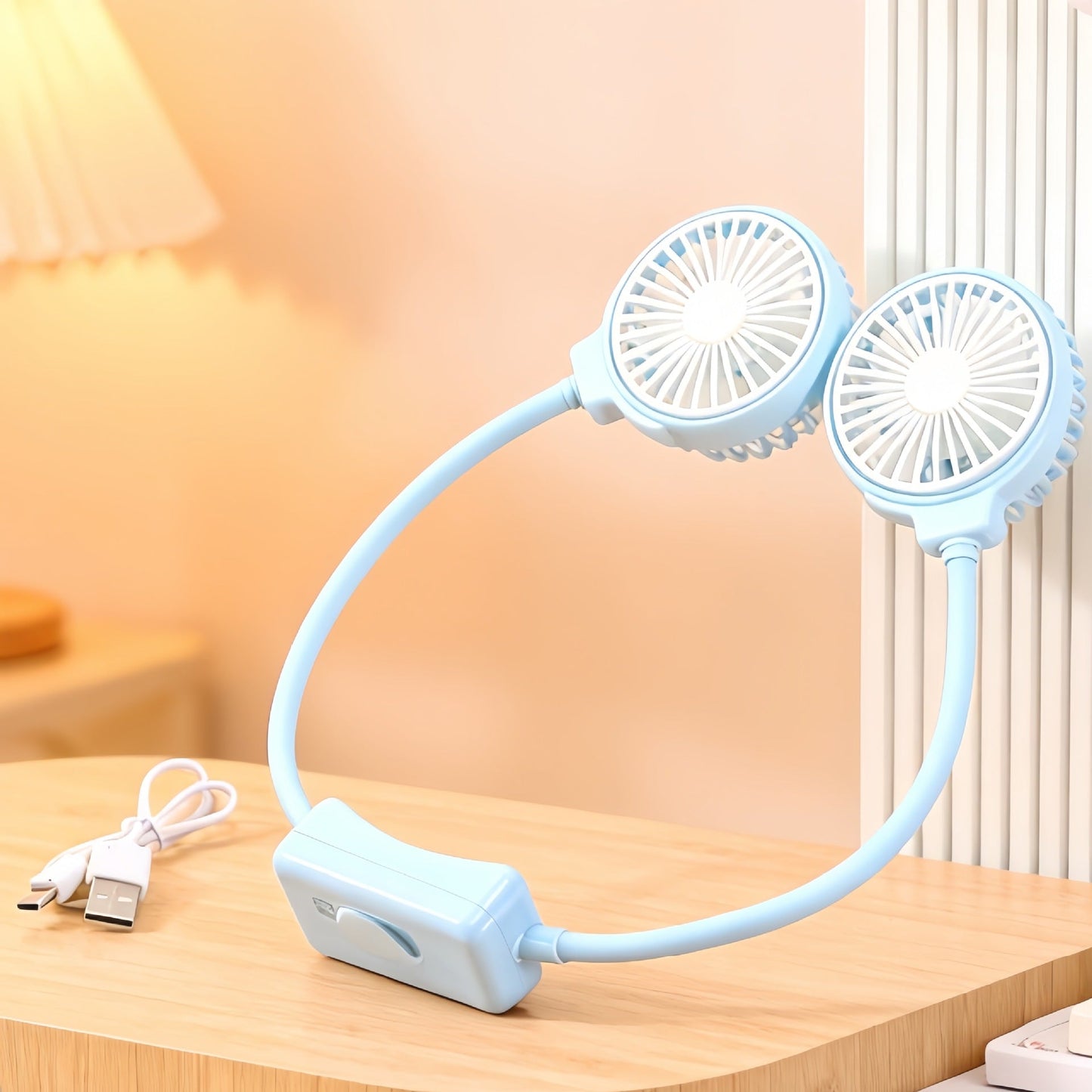 Frauen Tragbarer Hals Ventilator mit Flexiblem Design Brehn