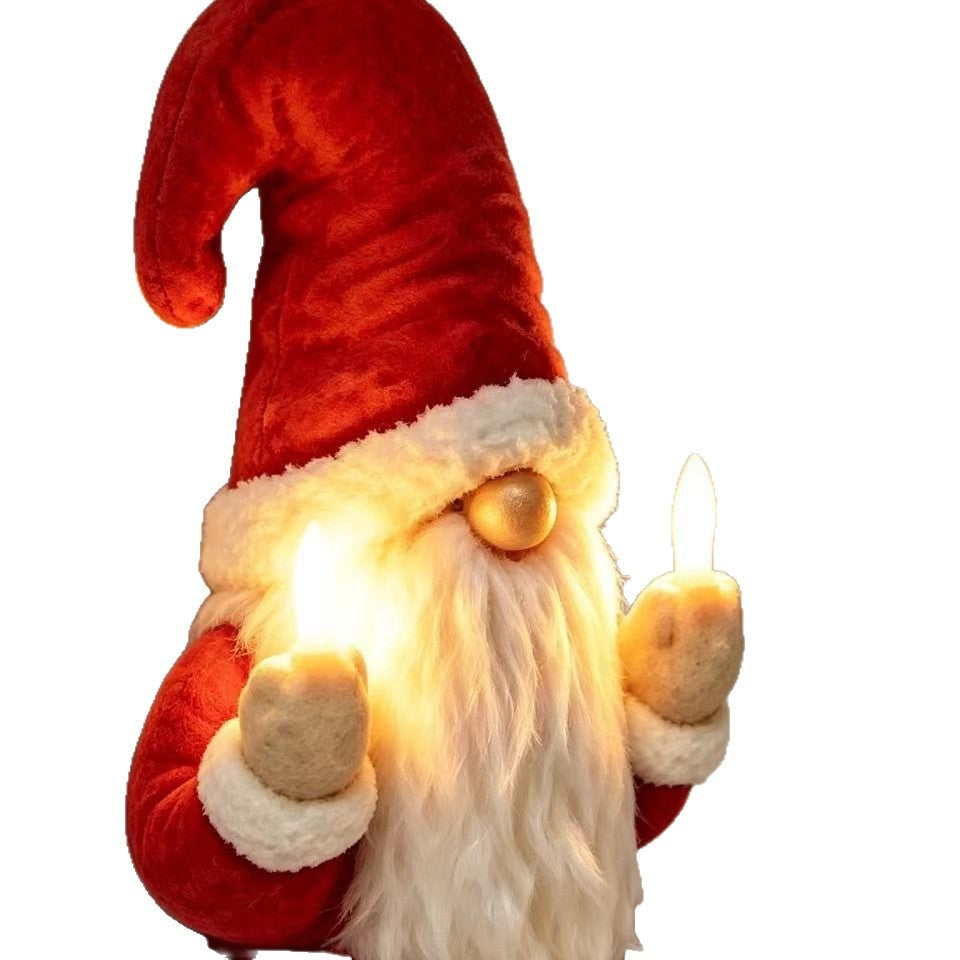 Humorvolle Weihnachtslicht-Figur Brehn