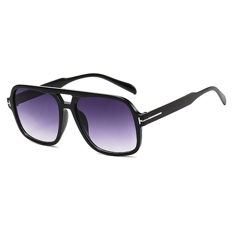 Damen stilvolle Sonnenbrille im markanten Rechteck-Design Brehn