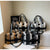 Stylische gestreifte Wochenend-Duffel-Tasche Brehn