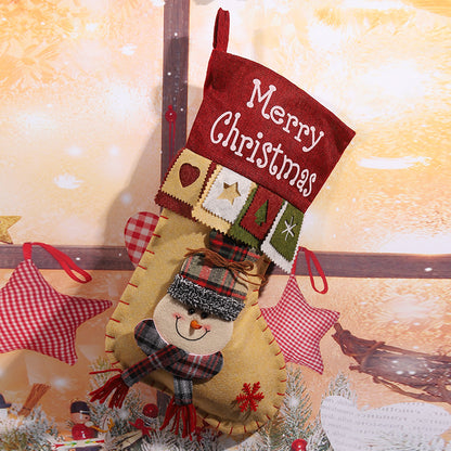 Niedlicher Weihnachtsstrumpf mit Rentier-Motiv Brehn