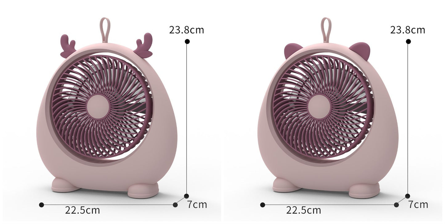 Damen Tragbarer Mini-Lüfter im kawaii Tierdesign Brehn