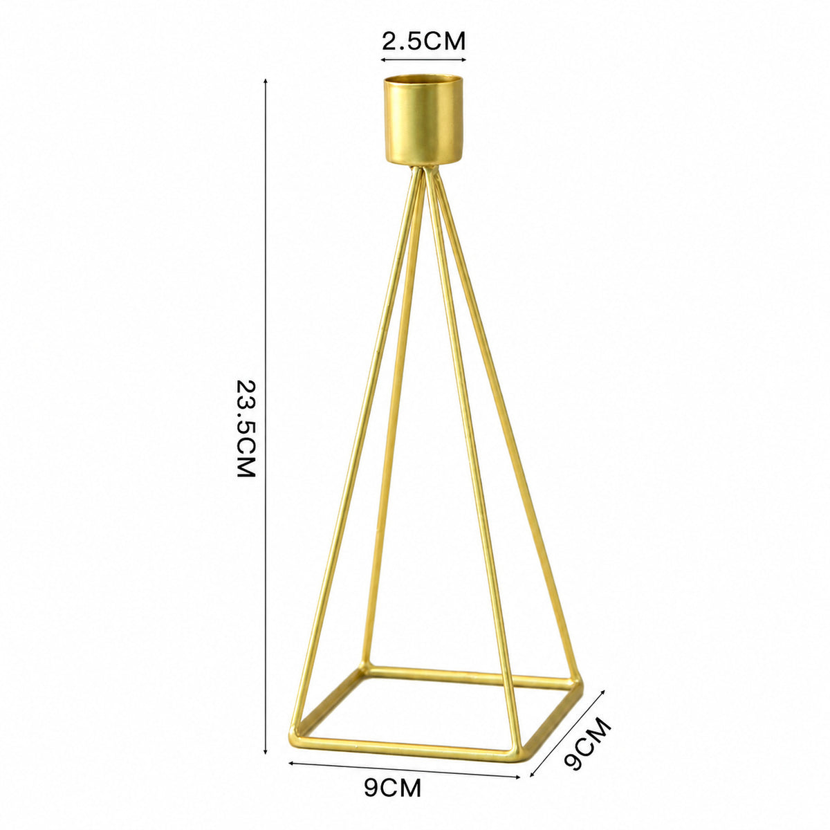 Moderner geometrischer Kerzenhalter