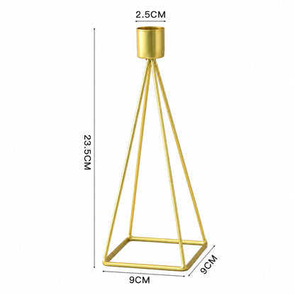 Moderner geometrischer Kerzenhalter