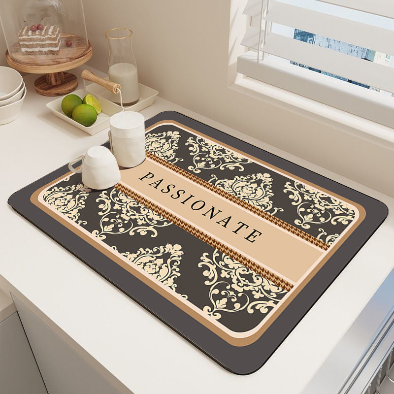 Elegante Mosaikmuster Küchenmatte Brehn