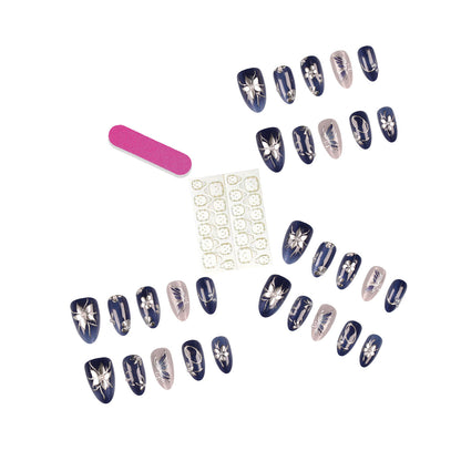 Dekoratives Press-On-Nagelspitzen-Set
