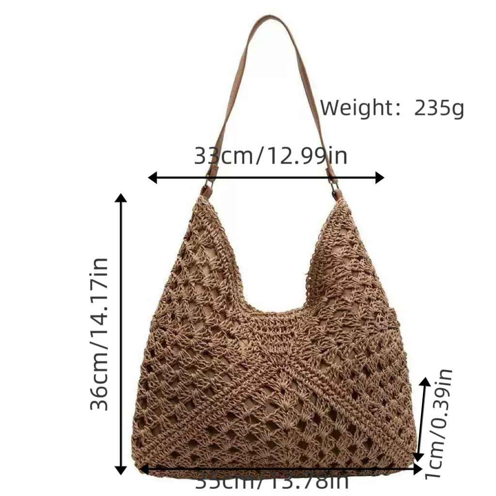 Großer Handgeknüpfter Shopper Brehn