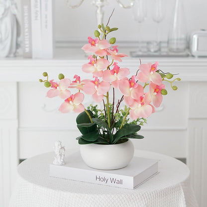 Realistische künstliche Orchideen Dekoration