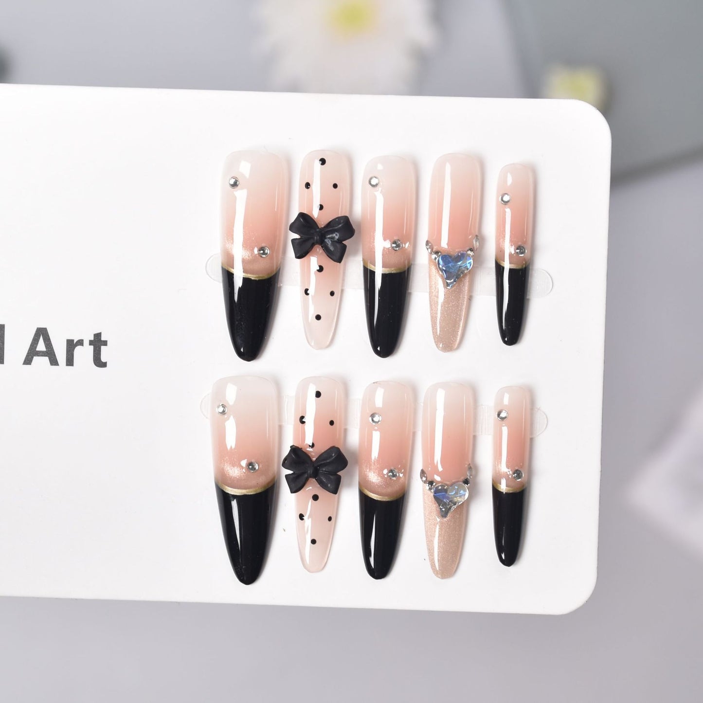 Elegante spitze Press-On-Nagelerweiterungen Brehn