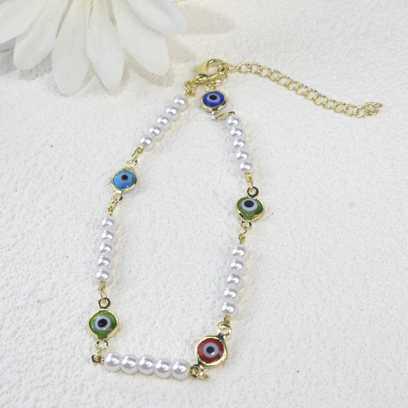 Elegante Perlenkette Brehn