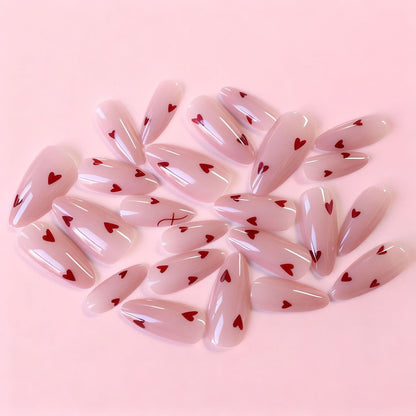 Heart-Attended Gel-Nagelverstärkungen Brehn