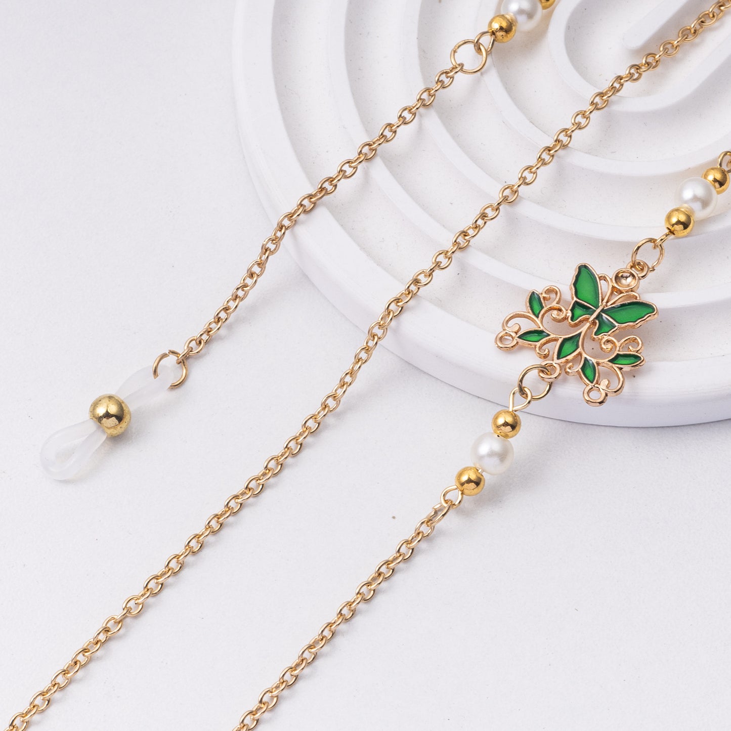 Blumen Design Brillen Kette Brehn