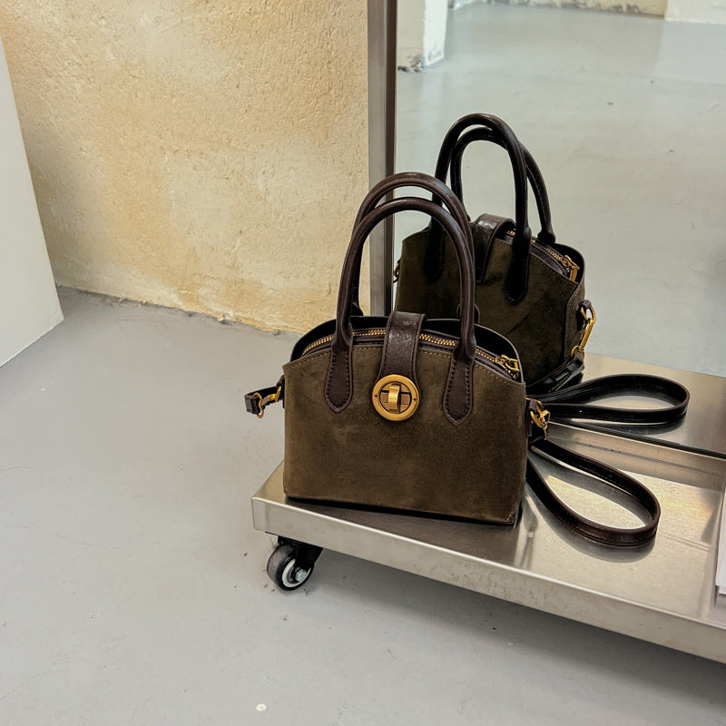Handtasche aus Wildleder