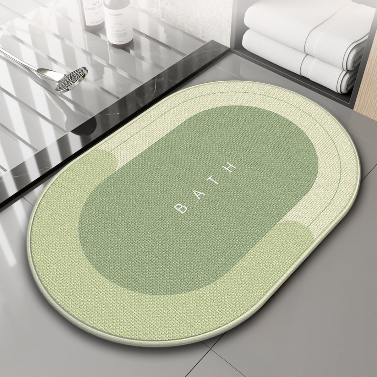 Absorbierende Mikrofaser-Badematte
