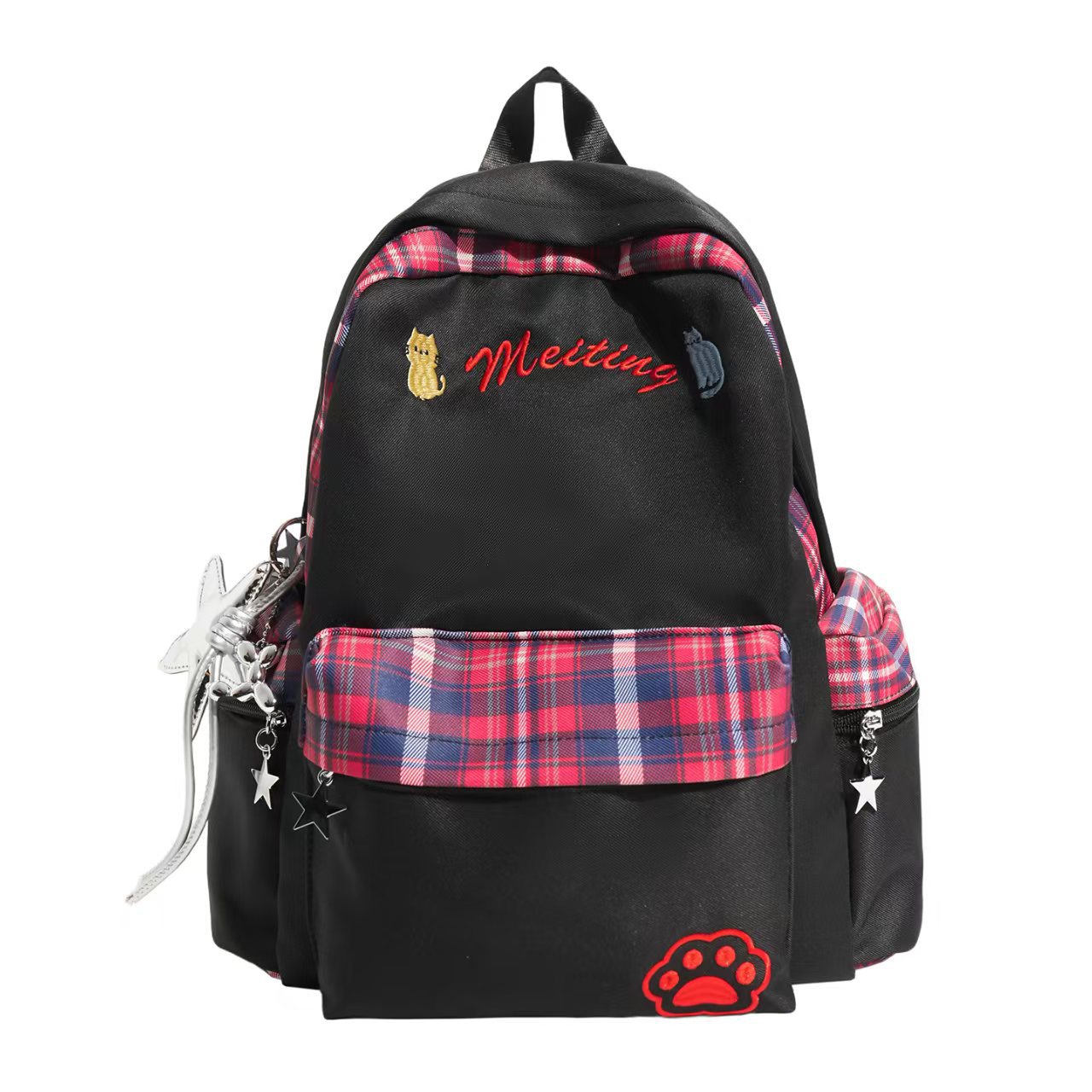 Gestickter lässiger Schulrucksack Brehn