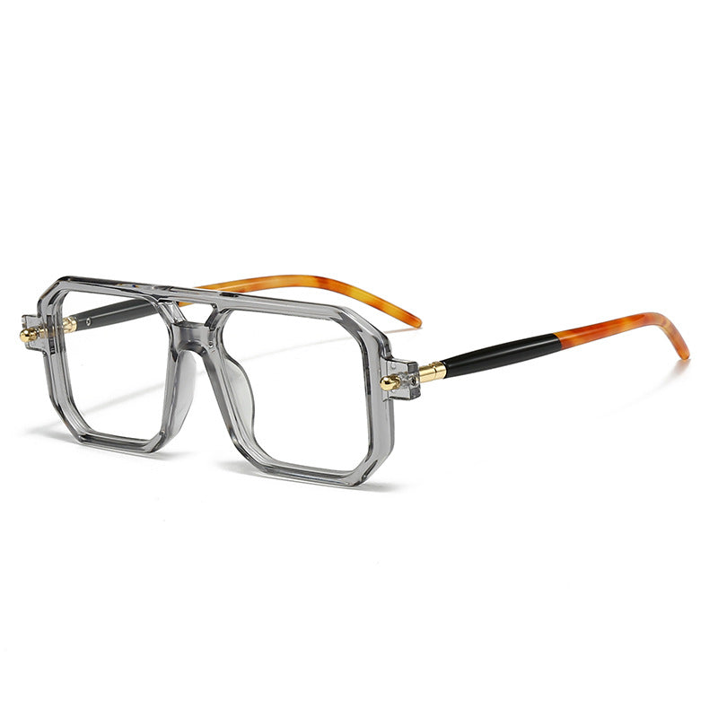 Damen oversized rechteckige Brille Brehn