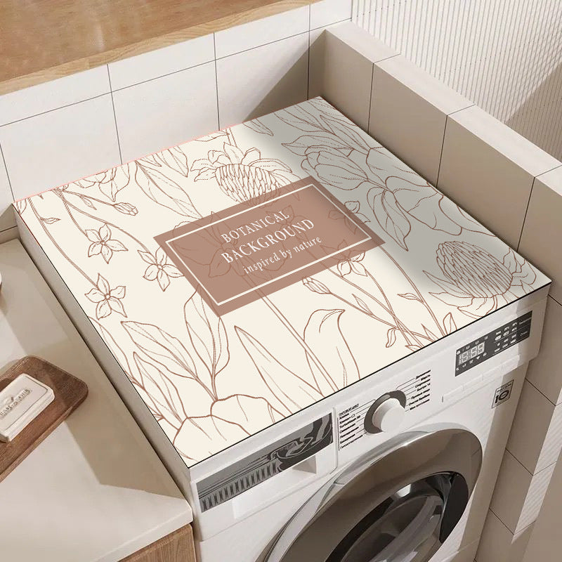 Vintage Floral Decorative Laundry Mat Brehn