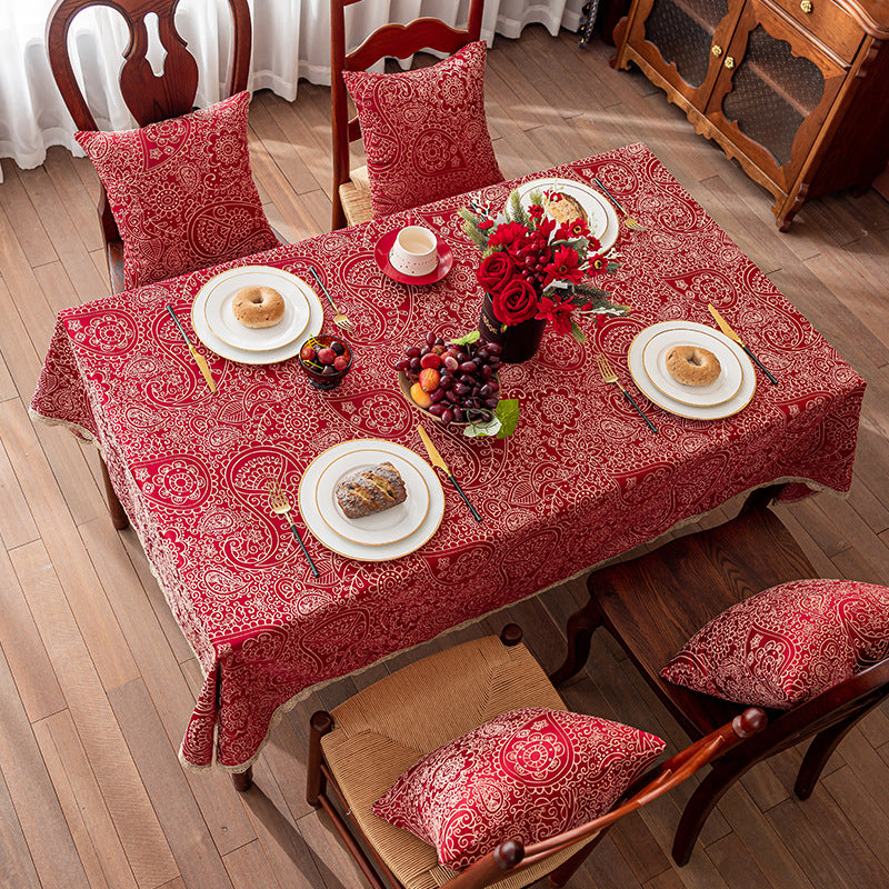 Vintage-Style Tischdecke