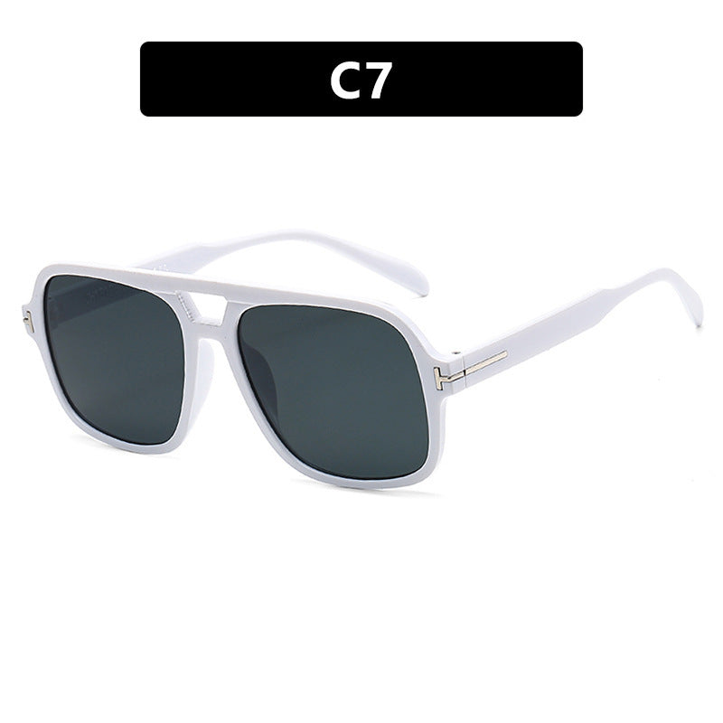 Damen stilvolle Sonnenbrille im markanten Rechteck-Design Brehn