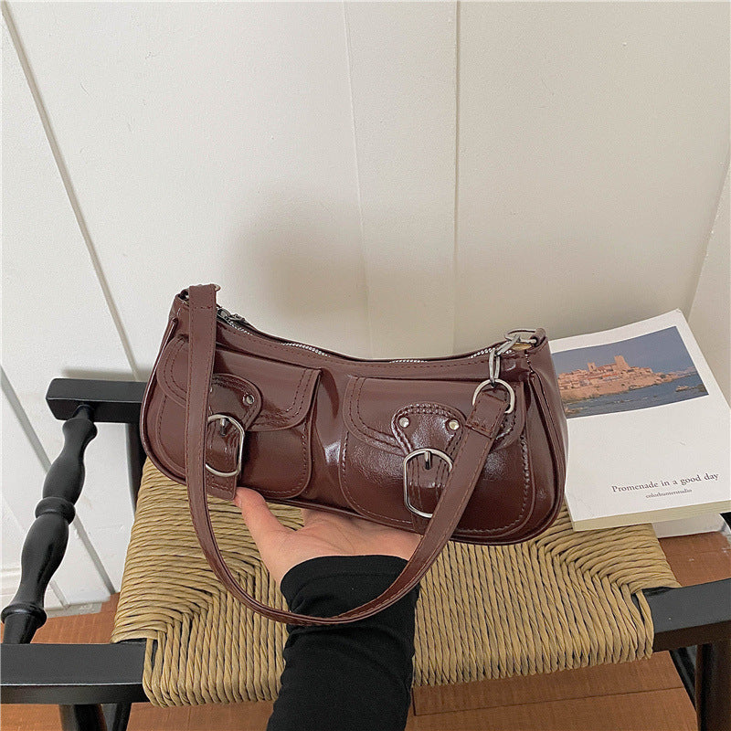 WoChic Dual-Pocket Handtasche Brehn