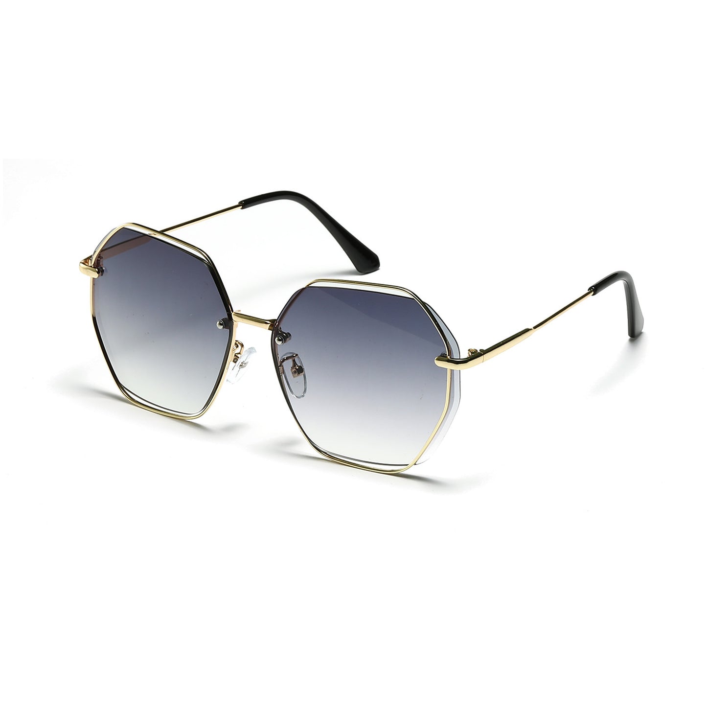 Damen modische achteckige Sonnenbrille mit elegantem Rahmen Brehn