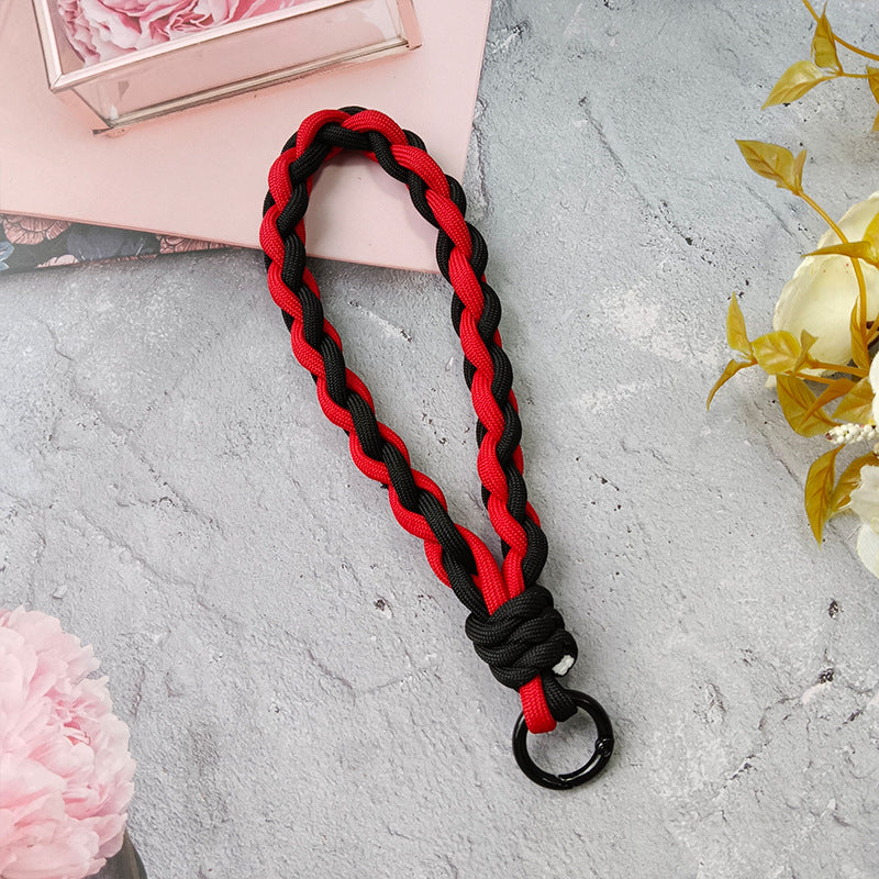 Texturierter geflochtener Schlüsselanhänger Halter Brehn