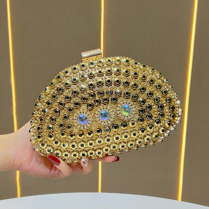 Glamouröse Strass Abendtasche