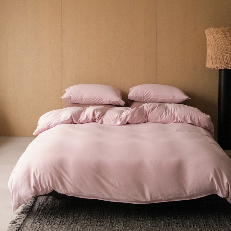 Premium Baumwollsatin Bettwäsche Set mit atmungsaktiver seidenweicher Oberfläche