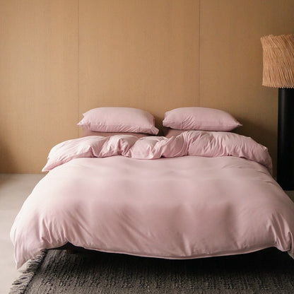 Premium Baumwollsatin Bettwäsche Set mit atmungsaktiver seidenweicher Oberfläche