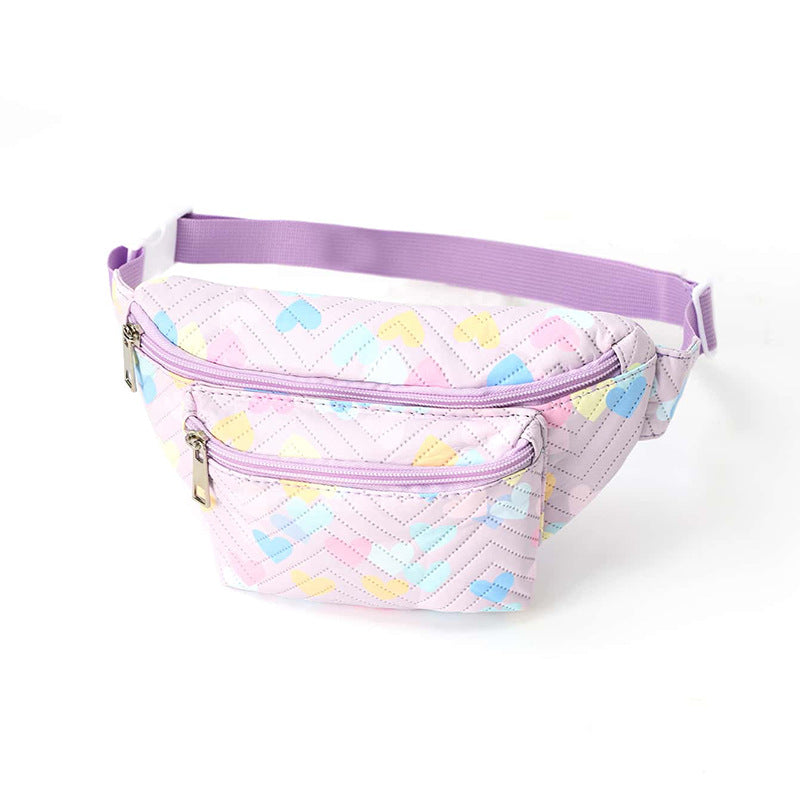 Bauchtasche mit Herzförmigem Design und Mehreren Fächern Brehn