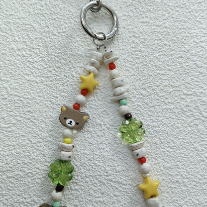 Spaß-Themen-Perlen-Schlüsselanhänger Halter Brehn