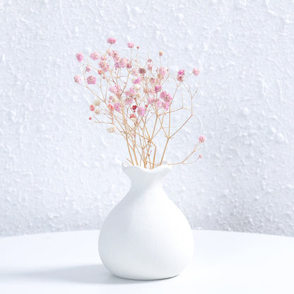 Einzigartige gebogene keramische Blumenvase Brehn