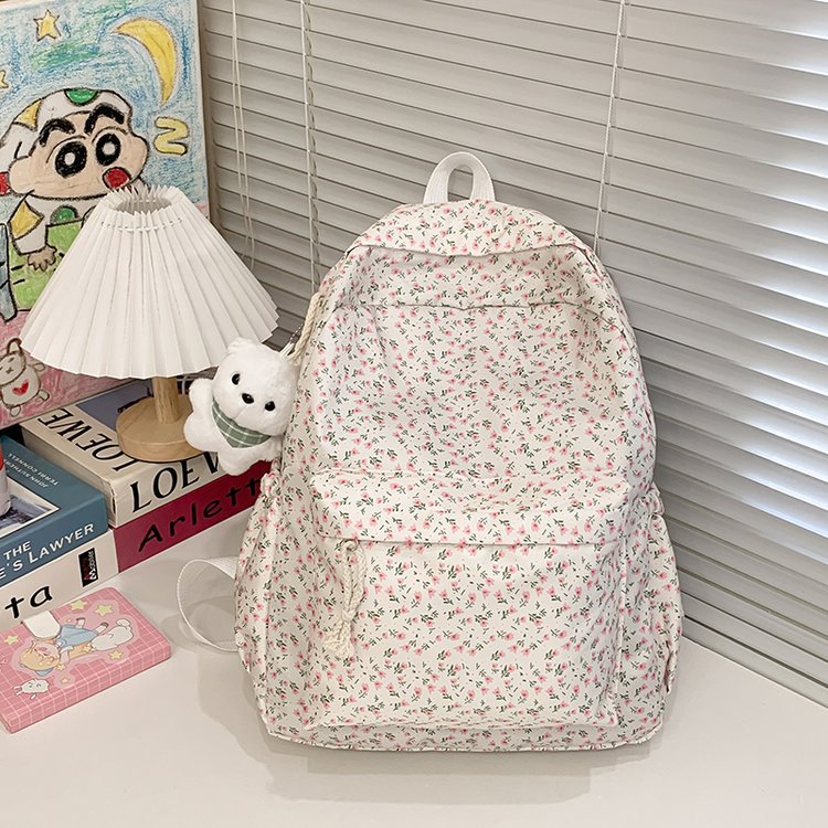 Rucksack mit Floralem Design und Praktischen Fächern Brehn