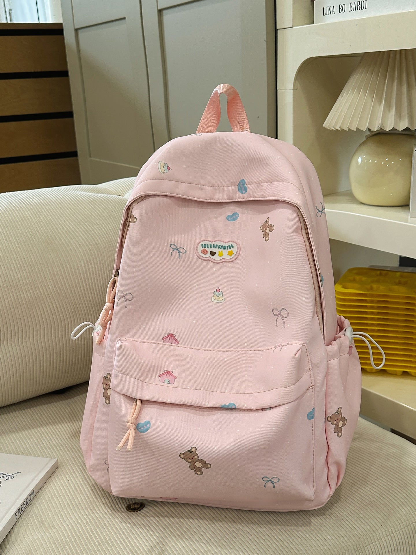 Verspielter Charakterdruck Rucksack Brehn