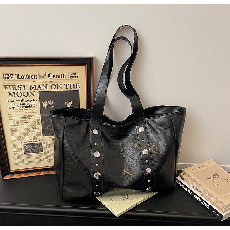 Hochwertige Vintage-Ledertasche Brehn