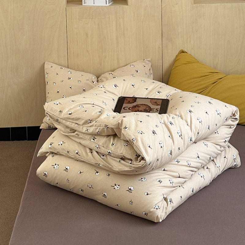Unisex Baumwollkissenbezug mit fröhlichem Bären-Design Brehn