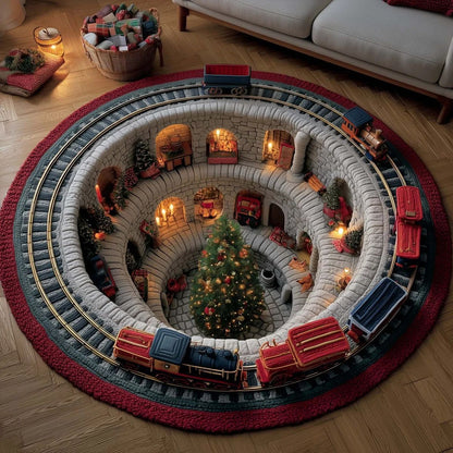 Weihnachts-Themen-Plüsch-Teppich