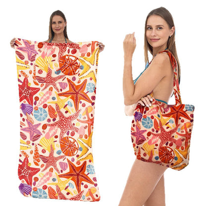 Strandtuch mit integriertem Tragetaschen-Design Brehn