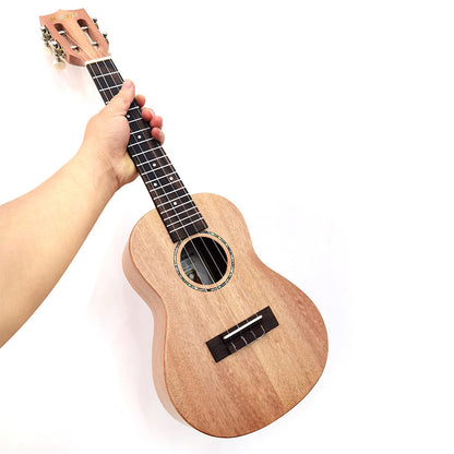Premium Akustik Ukulele mit Mahagoni-Korpus Brehn