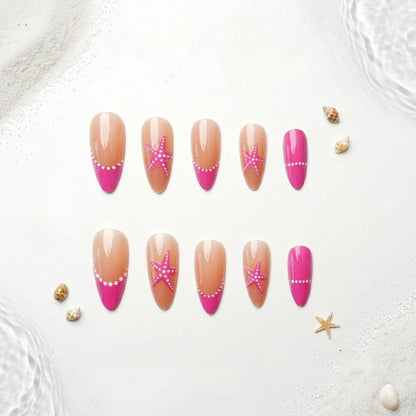 Künstlerisches Seestern Nagelkunst Set