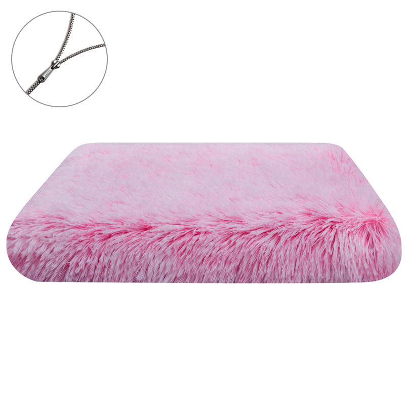 Weiches Faux-Fur-Schlafmatte-Hundebett