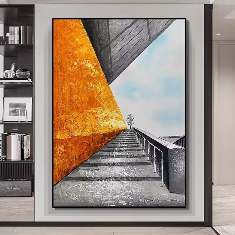 Abstract Texturiertes Leinwandkunstdruck
