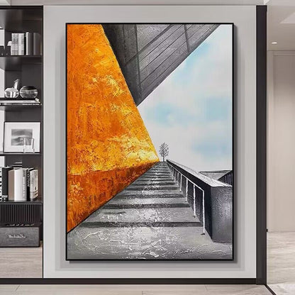 Abstract Texturiertes Leinwandkunstdruck