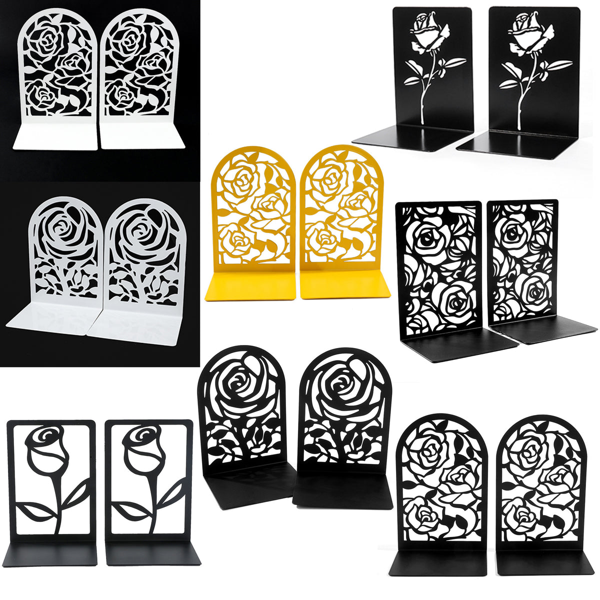 Blumenmuster Dekorative Buchstützen