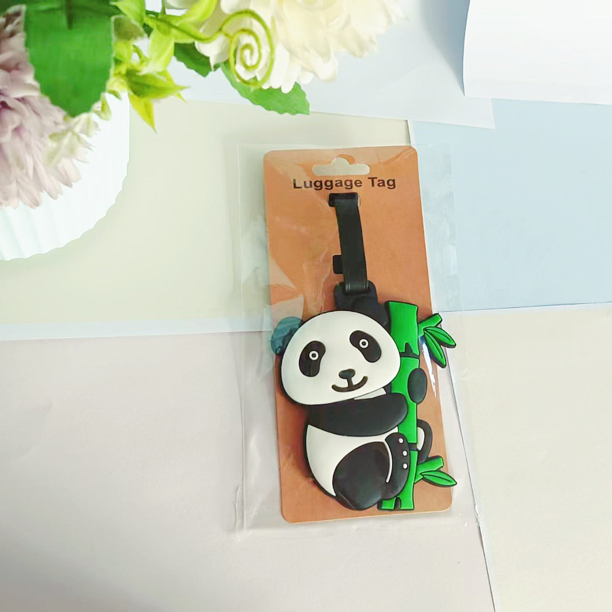 Unisex Panda-Themen Gepäckanhänger Brehn