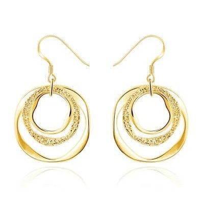 Elegante Spiral Drop Ohrringe Brehn