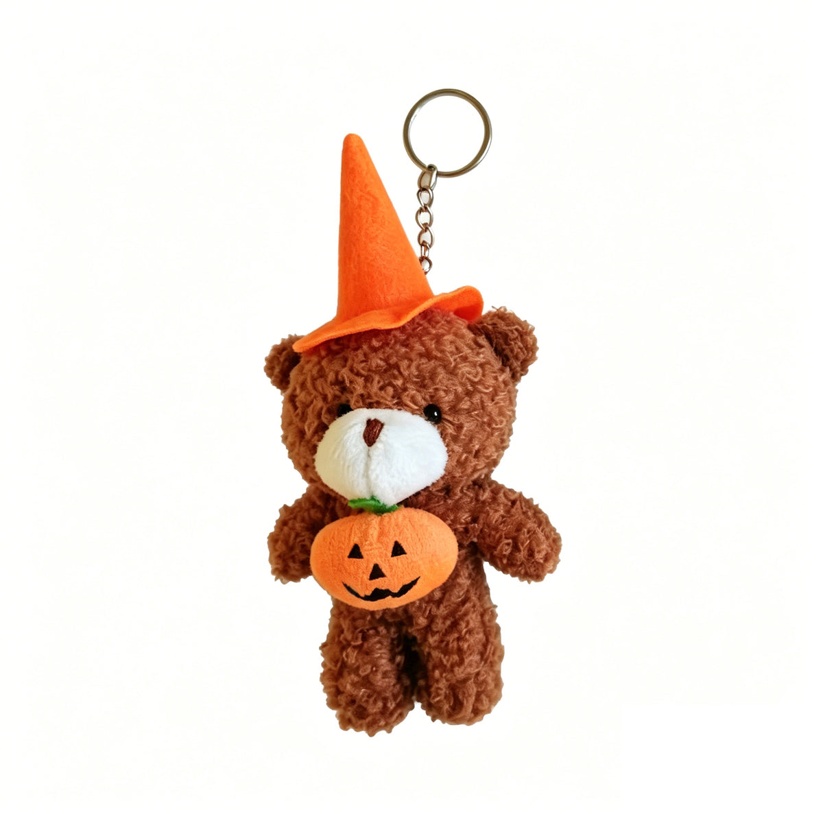 Kuscheliger Halloween-Teddybär Schlüsselanhänger