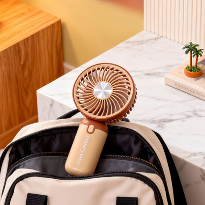 Damen Tragbarer Mini-Ventilator mit innovativem Design und USB-Ladefunktion Brehn