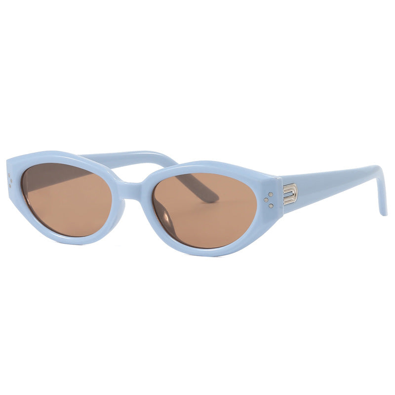 Damen modische Sonnenbrille mit animalischem Muster und stylishem Rahmen Brehn
